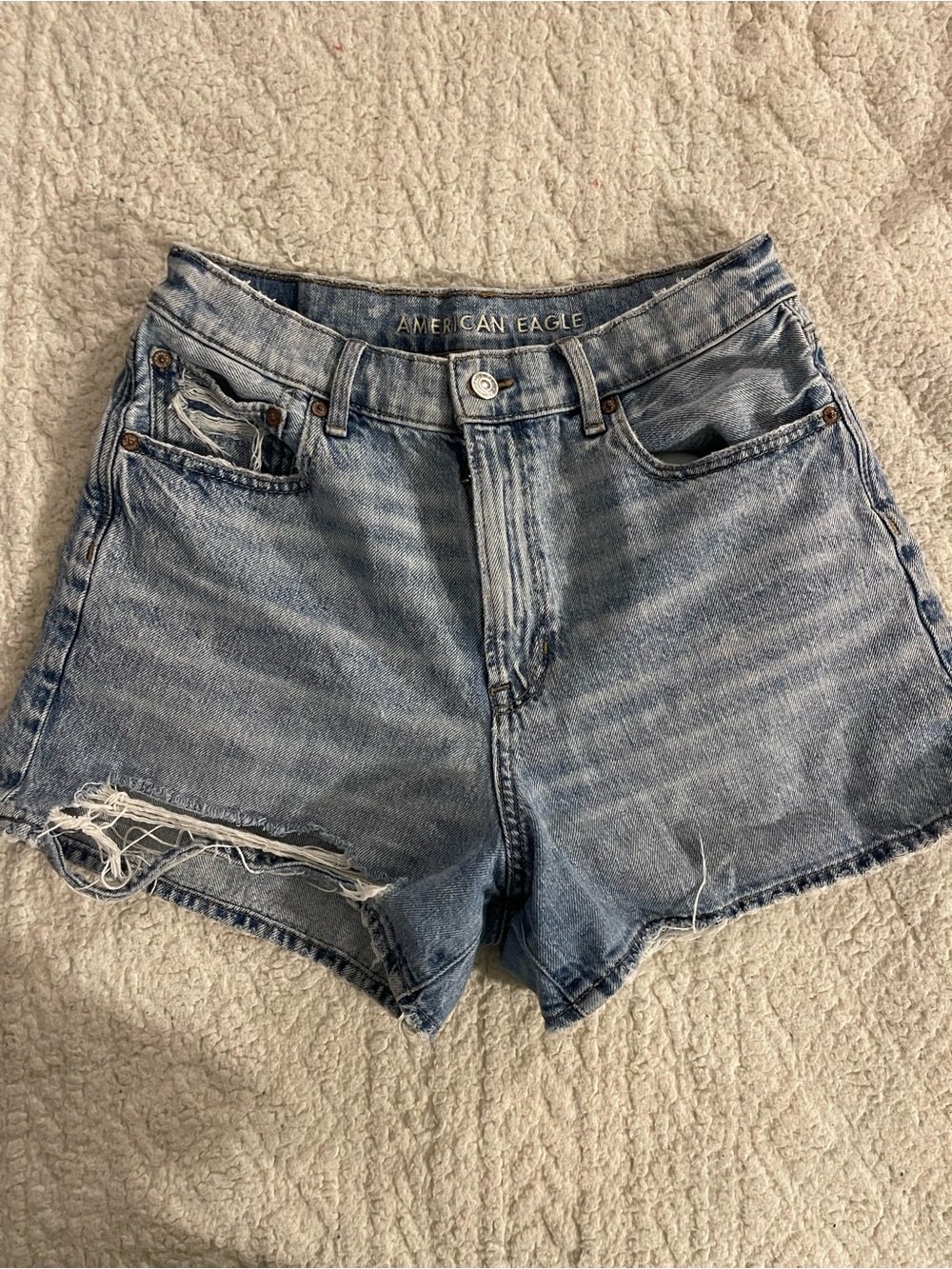 American Eagle Outfitters Highest Rise 90s Boyfriend Denim Shorts